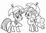 Coloring Pages Twilight Sparkle Pie Pinkie Pony Pinki Print Coloringtop sketch template