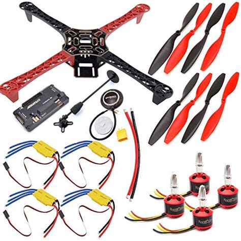 quadcopter drone kit apm flight controller gps pdb  esc  motors ebay