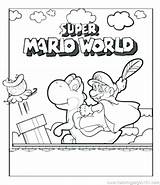 Coloring Mario Super Getdrawings Maker Pages sketch template