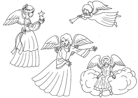 angels coloring pages
