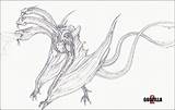 Ghidorah King Coloring Legendary Pages Godzilla Vs Deviantart Template Sketch sketch template
