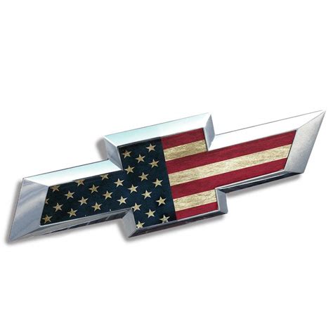 Buy American Flag Chevy Bow Tie Emblem Chevy Silverado 1500 2007 2008