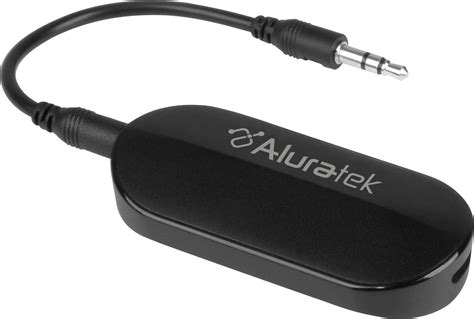 aluratek bluetooth audio transmitter black abtf  buy