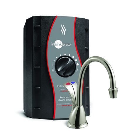 insinkerator wave instant hot cold water dispenser system faucet tank satin ebay