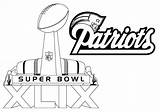 Patriots Coloring Pages England Bowl Super Football Logo Nfl Trophy Printable Xlix Drawing Mascot Print Color Superbowl Getcolorings Sheets Logos sketch template