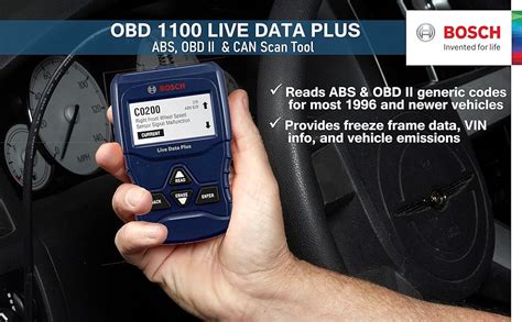 bosch obd  scan tool   data obd ii  abs code readers scan tools amazon
