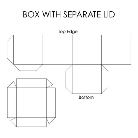 box  lid template