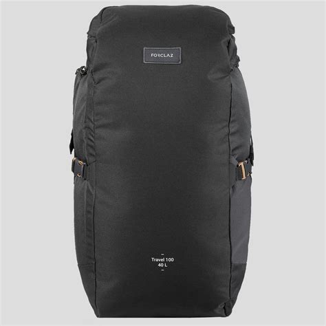 travel backpack  black decathlon