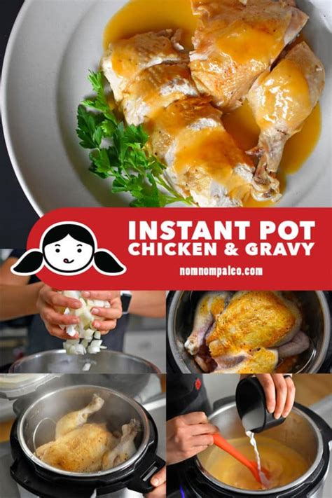 instant pot chicken and gravy whole30 gluten free nom