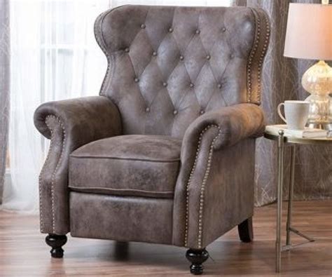 waldo tufted wingback recliner chair review best
