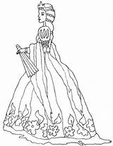 Princesse Medieval Coloriages Personnages Coloriagede Insertion sketch template