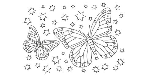 butterfly coloring pages drawings learn  nature