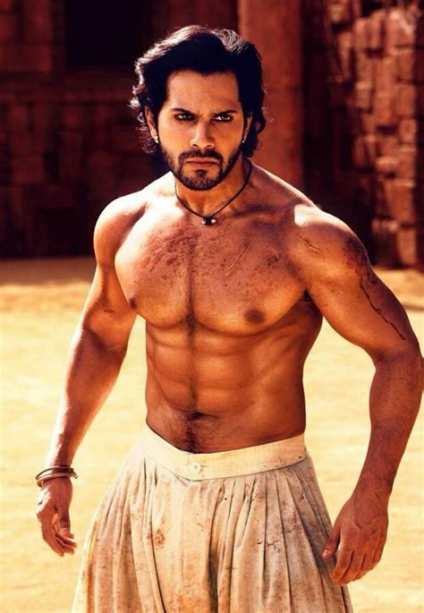 Shirtless Bollywood Men Varun Dhawan Topless Body