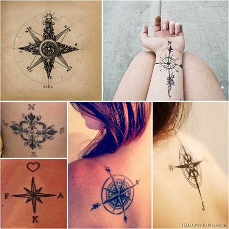 5 Awesome Compass Tattoo Design Ideas Tattoos Ideas