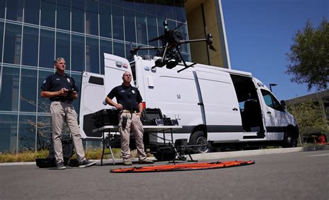 irvine police drone unit   glimpse   future  law enforcement