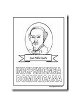 Dominicana Duarte Independencia Patria Rep Padre sketch template
