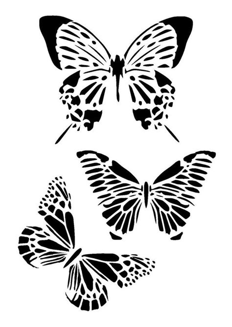 butterfly stencil collection  butterfly stencil stencil crafts