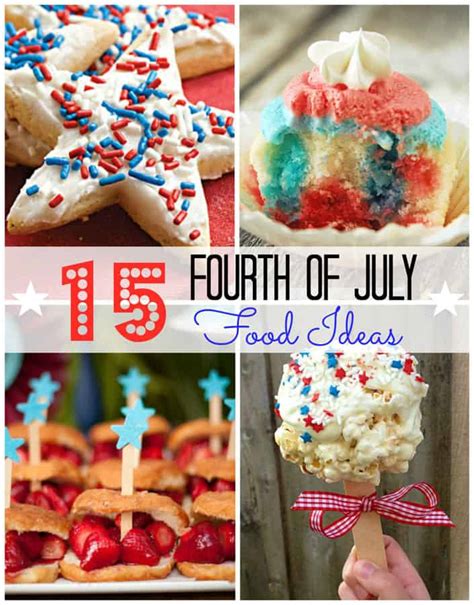 fabulous fourth  july food ideas cupcake diaries