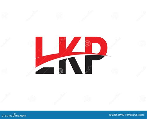 lkp letter initial logo design stock vector illustration  logo