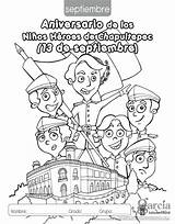 Chapultepec Actividades Preescolar Efemerides Independencia Héroes Colegio Llevar Caricaturas Heroe Abuelo Homeschooling Crucigramas Alumnos sketch template