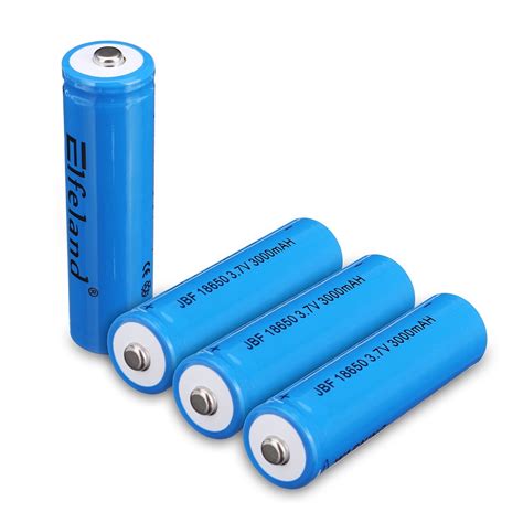 pcsset  battery  mah li ion rechargeable batteries