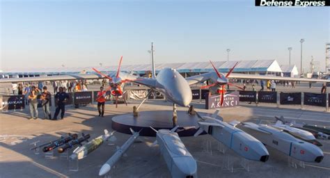 ukrainian engine powered turkish drone akinci sets records  flight time altitude defense