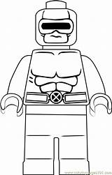Lego Coloring Cyclops Pages Coloringpages101 Color Online sketch template