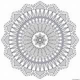 Mandala Coloring Zen Pages Hard Difficult Stress Anti Mandalas Antistress Printable Adults Flower Complex Patterns Print Relax Abstract Level Most sketch template