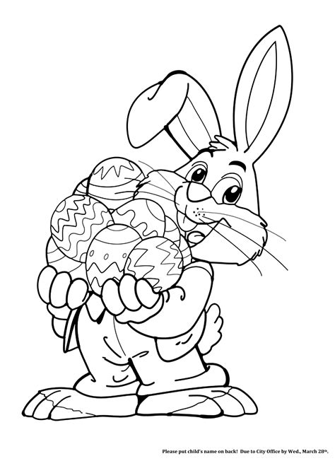easter egg hunt coloring contest hospers iowa