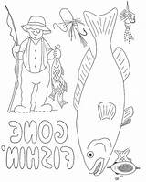 Fishing Fisherman Fish Motifs Patterns Wb Embroidery Gone Digi Template Redwork sketch template