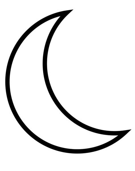 printable moon template