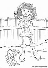 Girls Groovy Coloring Winter Pages sketch template
