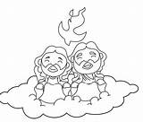 Trinity Coloring Pages Holy Printable Getcolorings Kids Color Colorin Adult Print Getdrawings sketch template