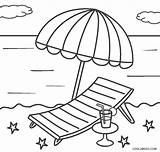 Umbrella Playa Strand Ausmalbilder Cool2bkids Sombrilla Coloringonly Hamaca Malvorlagen sketch template