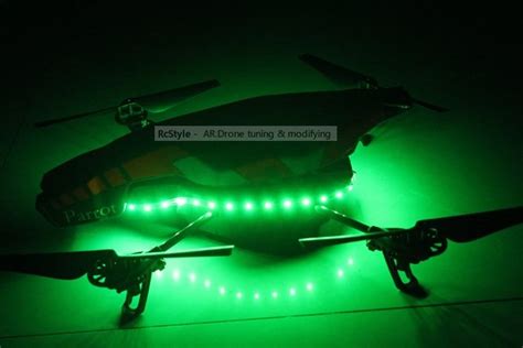 parrot ar drone ufo led verde kit outdoor hull rcstyle em de   alibaba