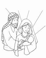 Holy Family Coloring Pages Drawing Da Colorare Printable Jesus Colouring Getcolorings Drawings Mary Color Christmas Natalizia Arte Getdrawings Print Marion sketch template