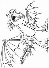 Stormfly Coloring Pages Getdrawings Train Dragon sketch template