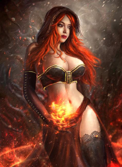 Sexy Sorceress Crimsoniris