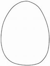 Egg Coloring Easter Oval Blank Flashcards Shapes Pages List Decorate Study Ws sketch template
