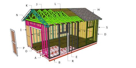 gable shed plans etsy