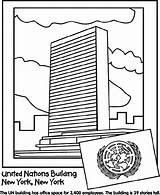 Nations United Building Coloring Crayola Pages sketch template