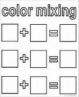 Color Mixing Chart Colors Worksheet Preschool Worksheets Blending Kindergarten Activities Colour Wheel Worksheeto Via Crafts Open sketch template