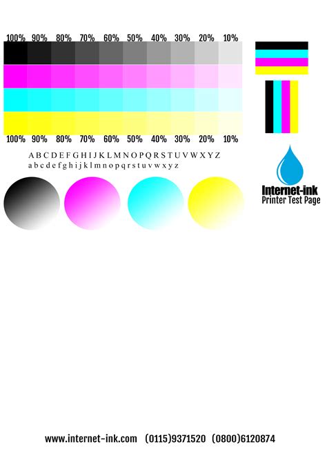 color printer test page colour test page internet ink birijuscom