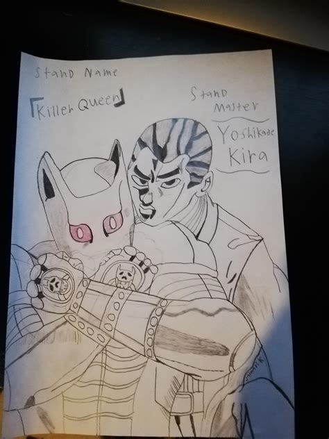 [fanart] Drew Kira And Killer Queen One Of The Arms Is A Bit Shotty But