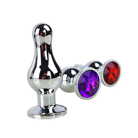 2017 New 7 Colors Metal Anal Sex Toys For Women And Men