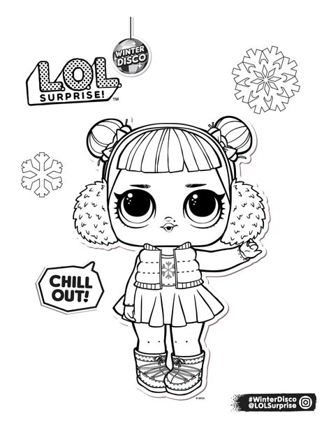 lol surprise coloring sheet coloring sheets coloring pages winter