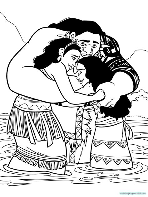 moana coloring pages  kids  getdrawings