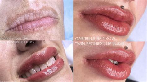 lip blushing tattoo treatment darkens lip color     allure