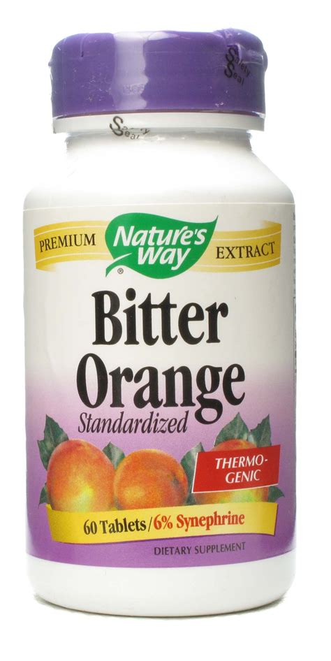 nature s way premium extract bitter orange tablets shop herbs