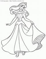 Coloring Pages Princess Aurora Miracle Timeless sketch template